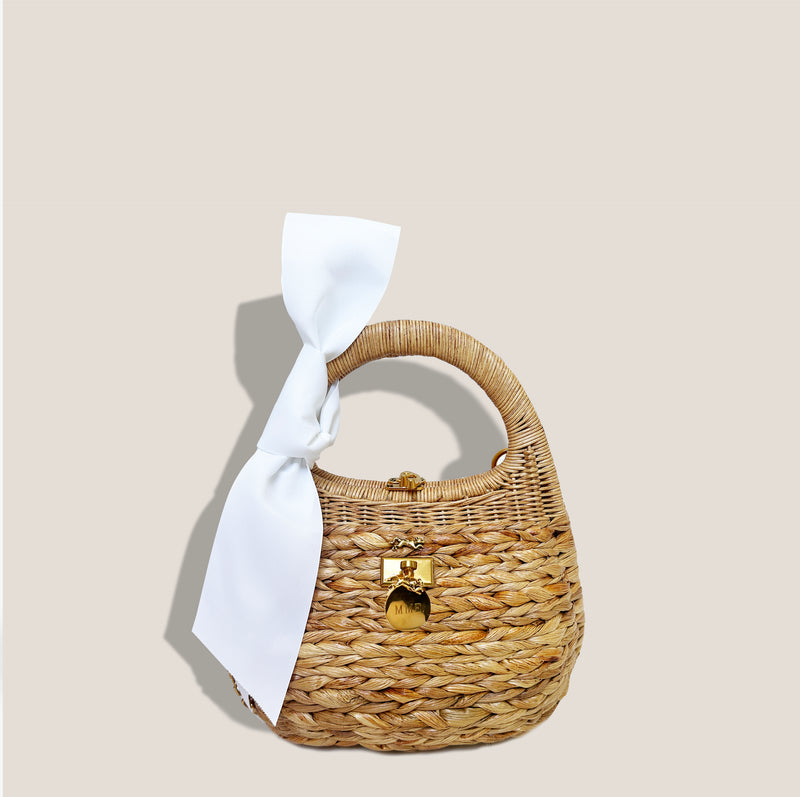 Mme.MINKMME. NUDE BEACH Bag  - BLANC