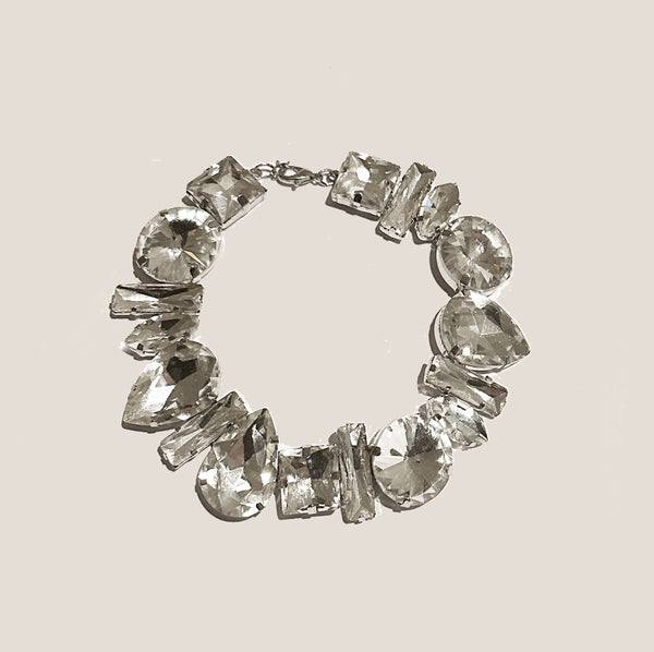 Mme.MINKMME. Holiday Necklace - Diamond Crystal