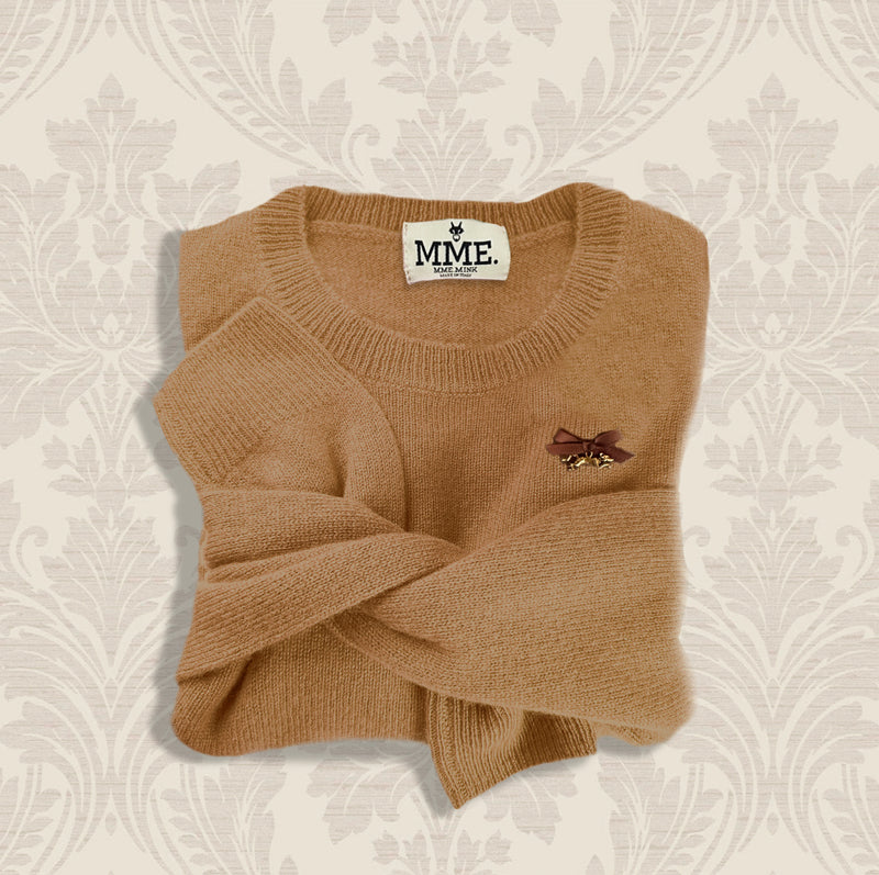 Mme.MINKMME. Cashmere "Pully" - CAMEL