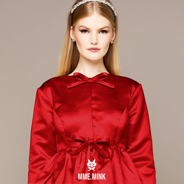 Mme.MINKMME.MINK ELEANOR SUIT - Ruby