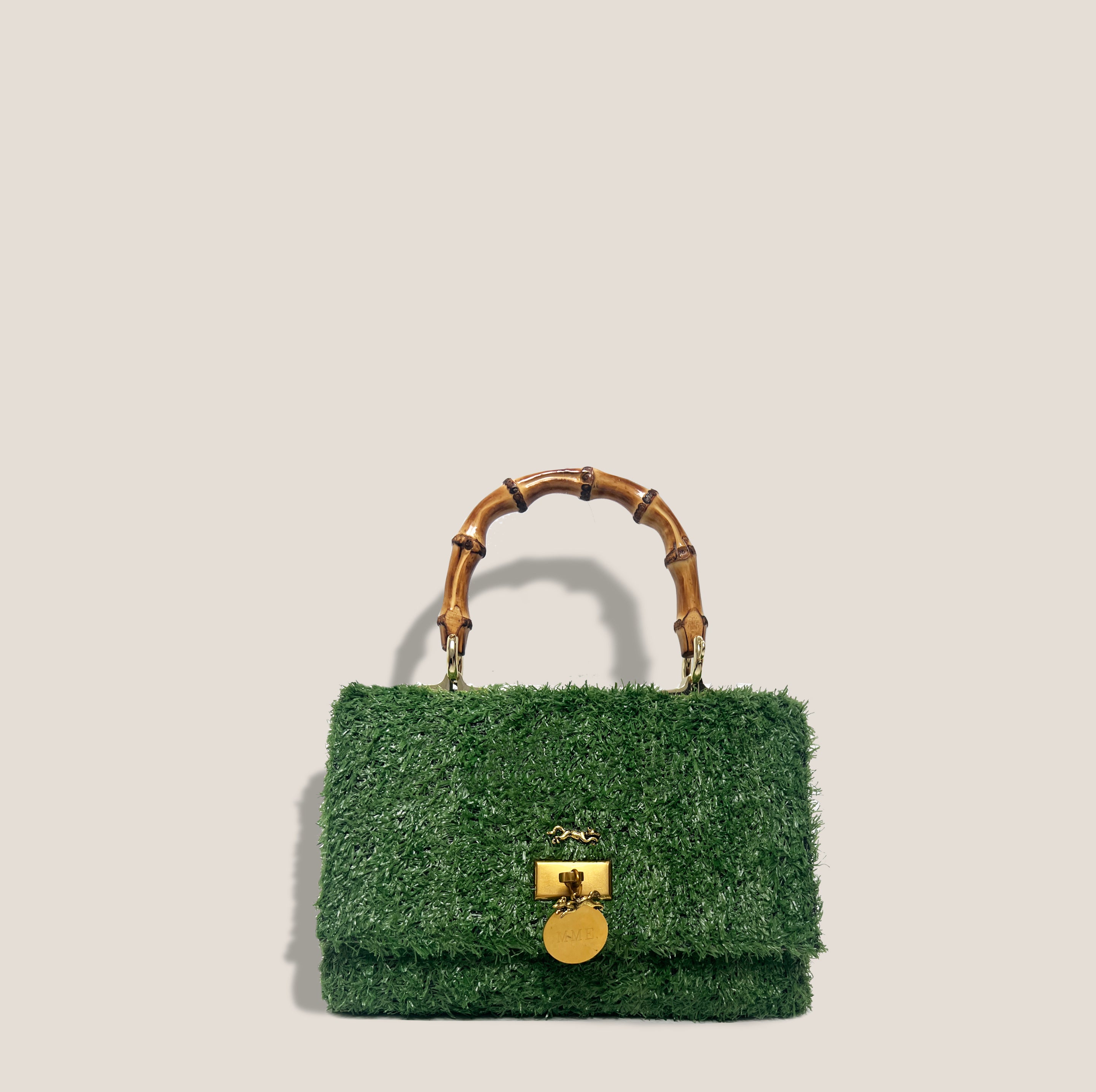 MME. COURT Grass Clutch