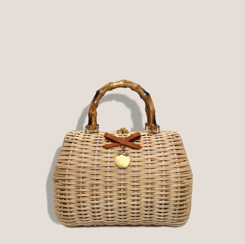 Mme.MINKMME. BRIGITTE BAG No.2 - COGNAC