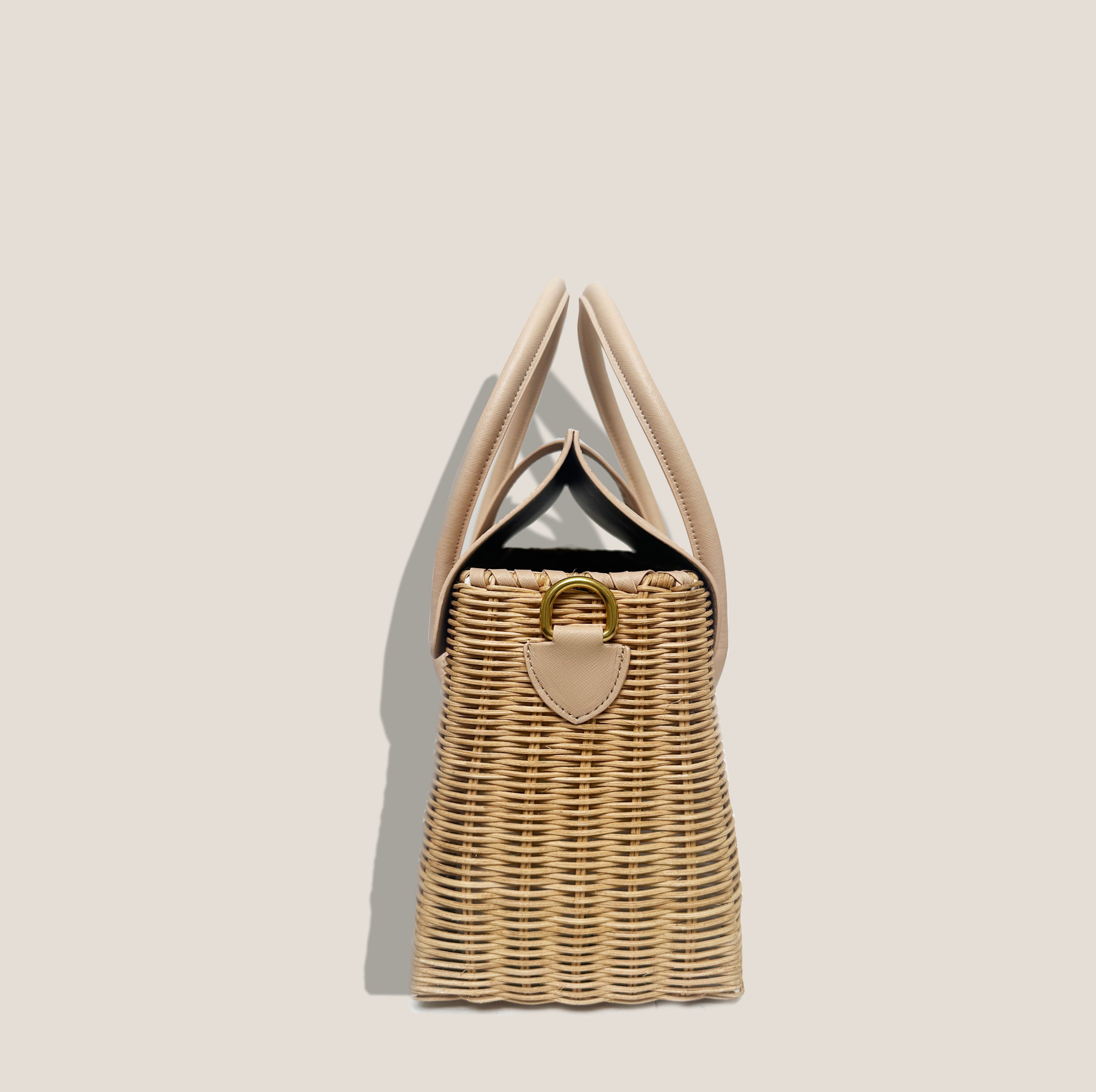 THE ONASSIS 35 BASKET - NUDE