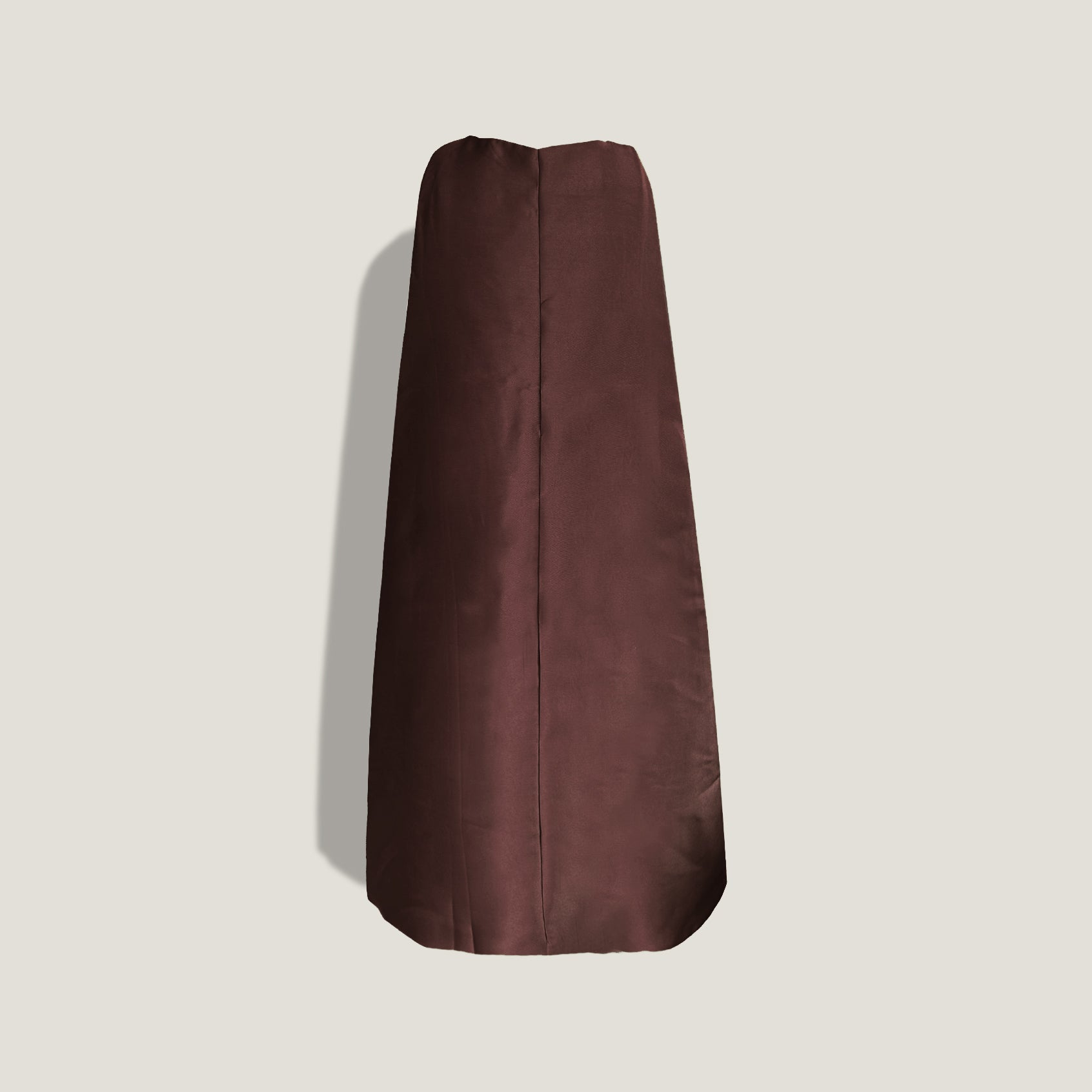 MME.MONACO CAPELETTE DRESS - CHOCOLATE