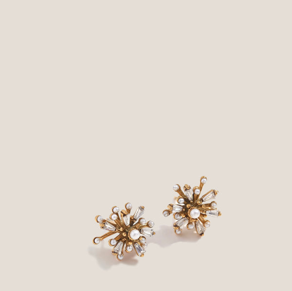Mme.MINKMME.MINK CELESTIAL SNOWFLAKE Earrings - GOLD