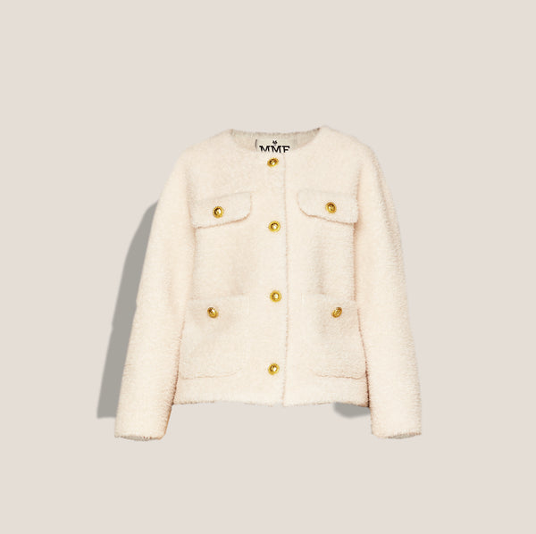 Mme.MINKMME. EMILY JACKET - CREME