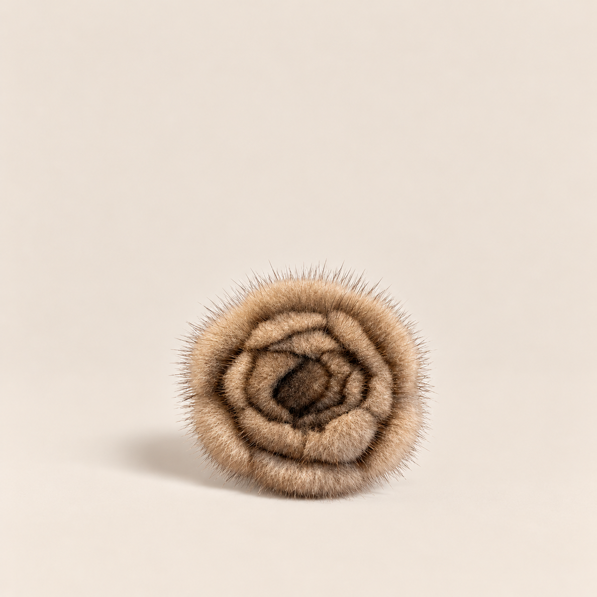 THE MINKY BROOCH - SABLE