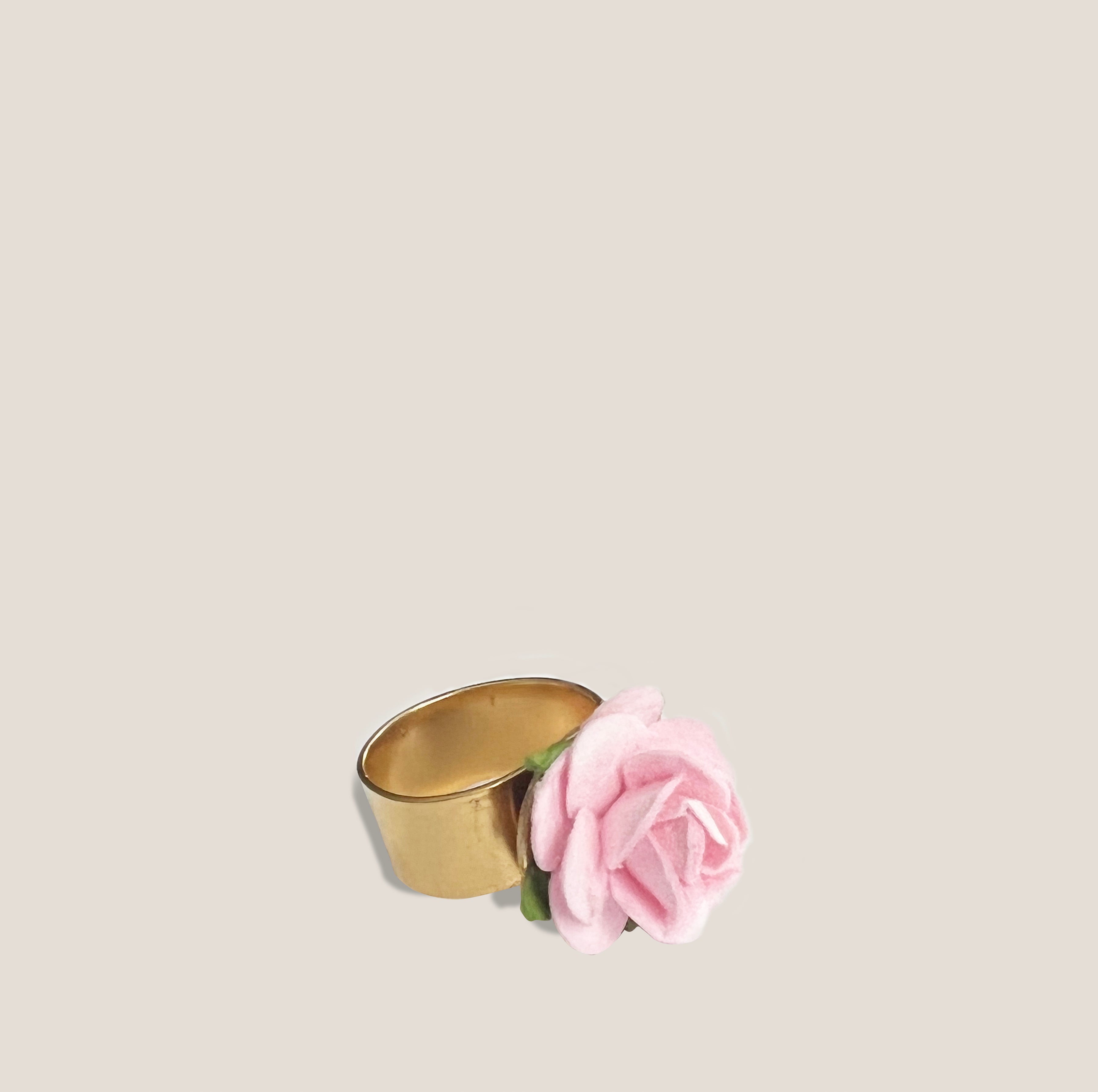 MME. MINK ROSE RING
