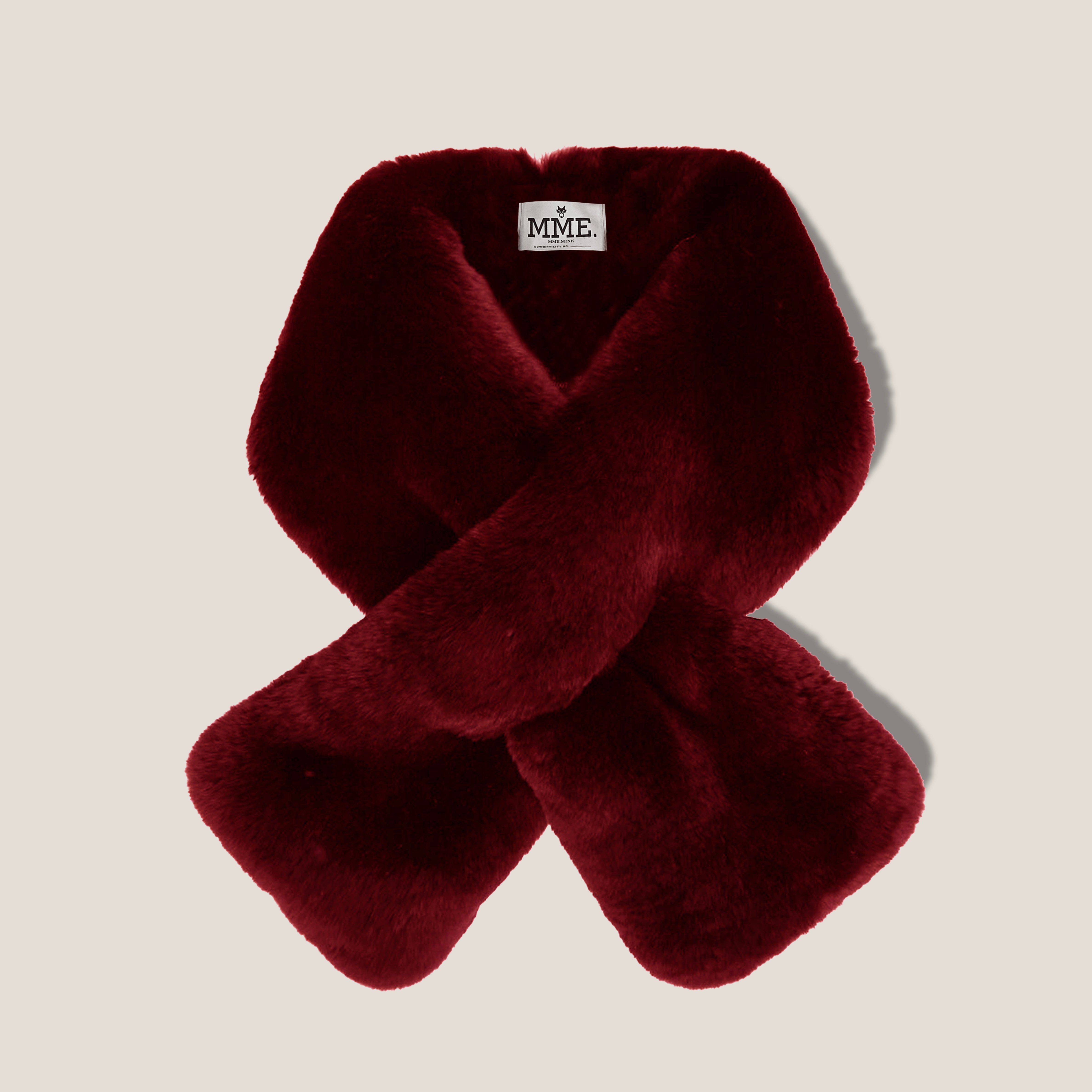 MME. FUR WRAP - RUBY