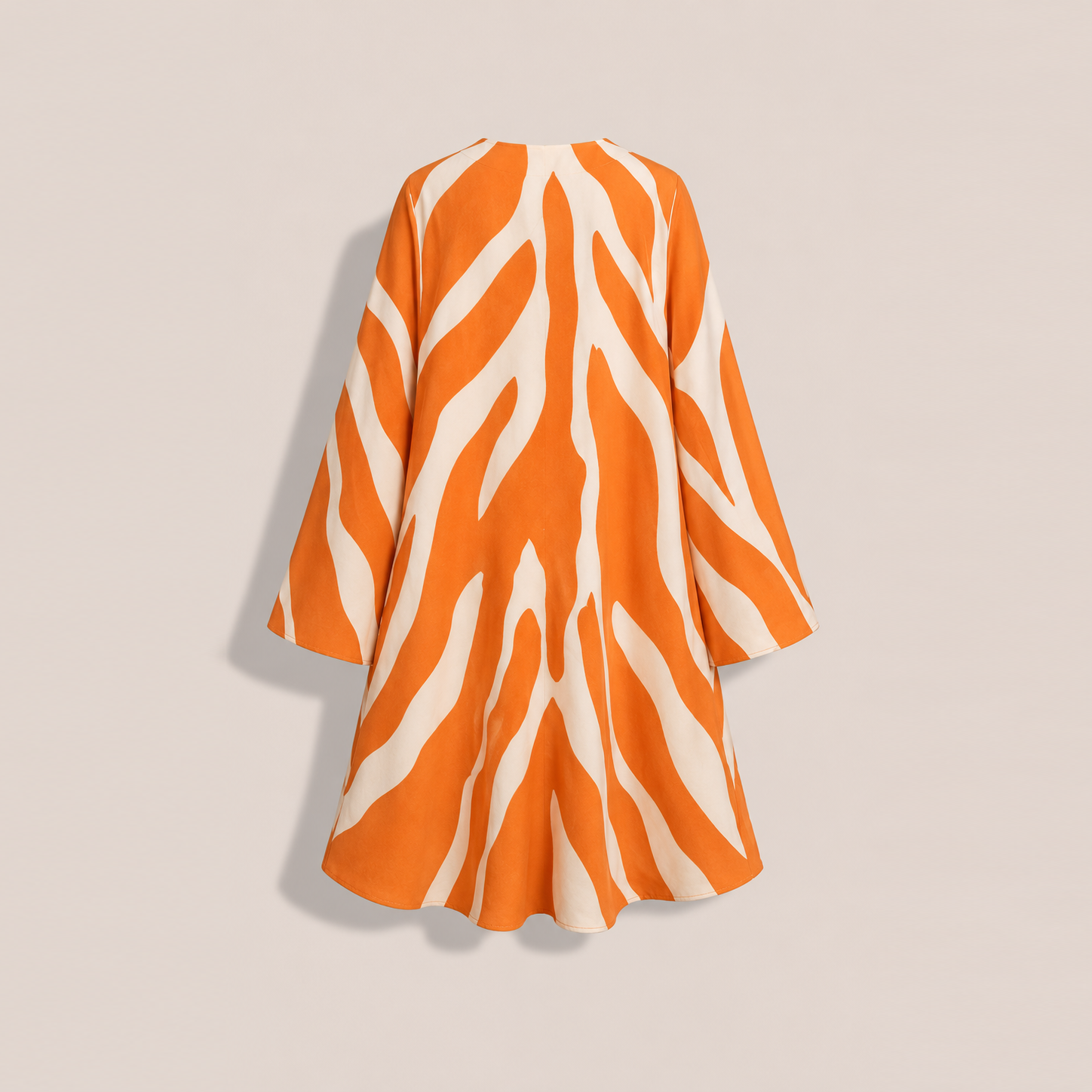 MME. "ZEBRA"  PALM BEACH MINI Dress - Clementine
