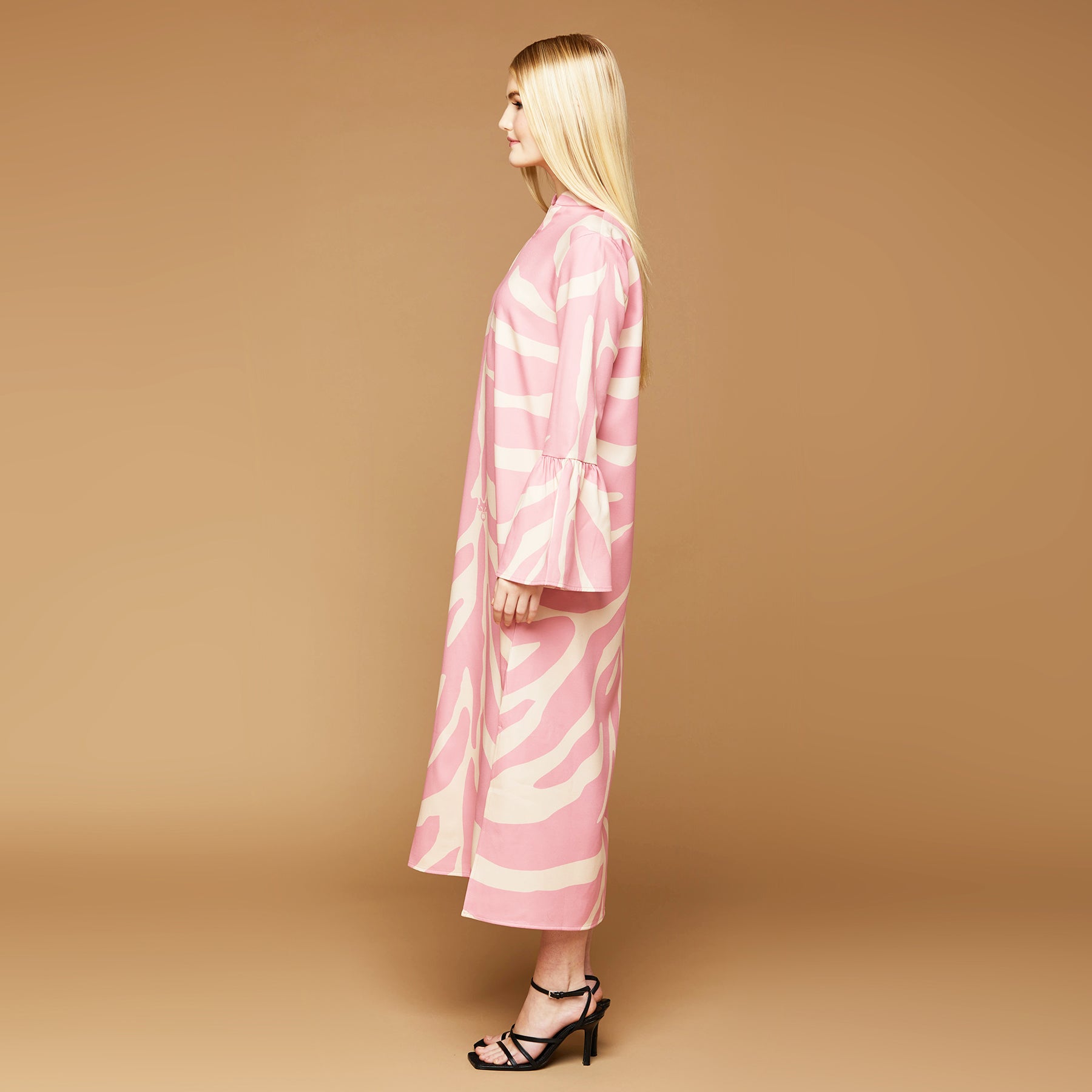 MME. "ZEBRA"  PALM BEACH Dress - ROSE