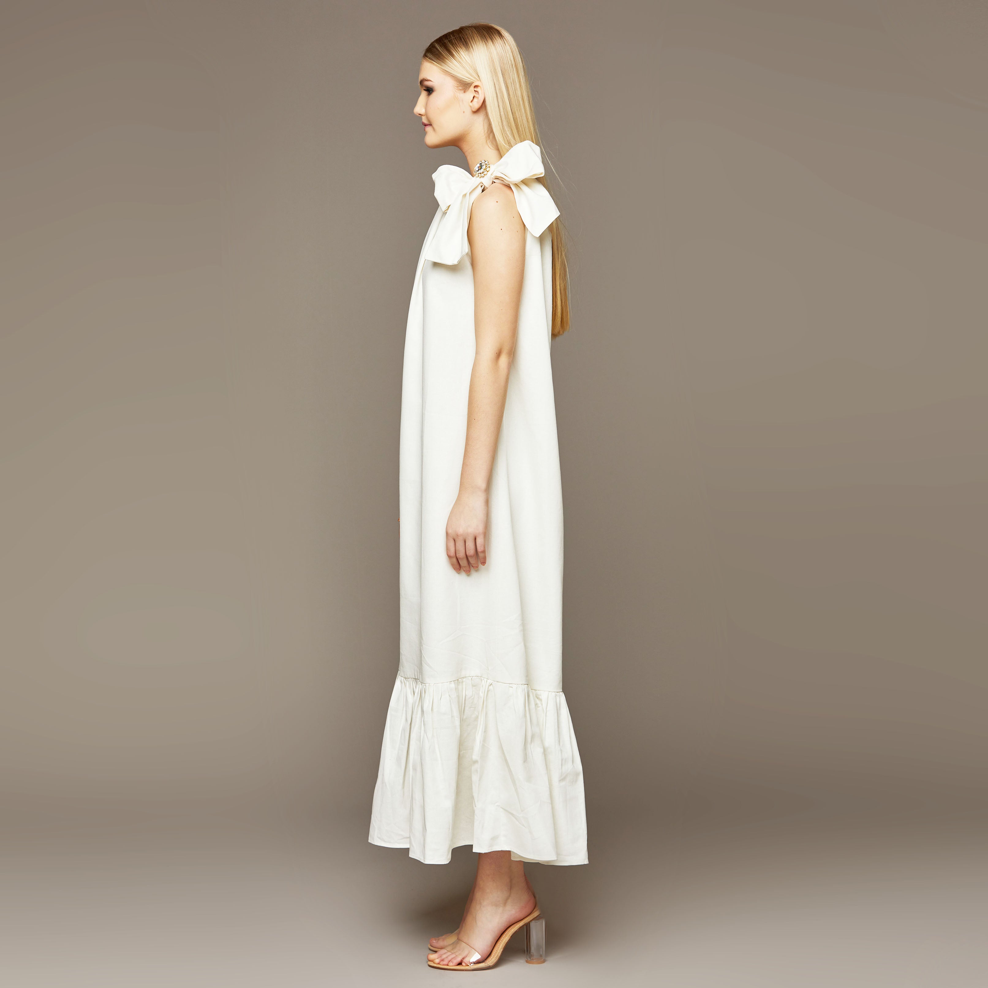 MME. CHLOE Dress - WHITE