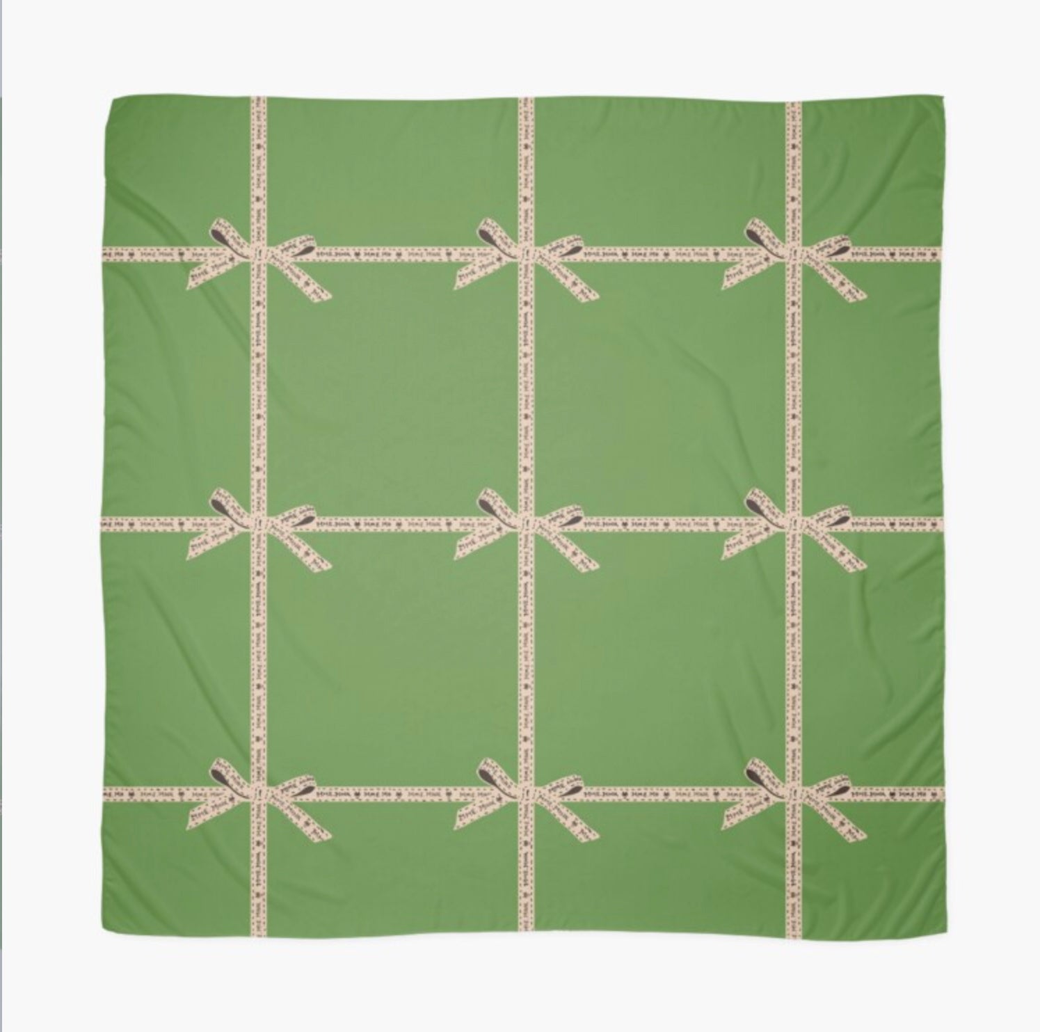 MME. SIGNATURE BEACH SCARF COVERUP - MOSS